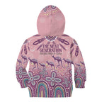 NAIDOC Week 2025 Indigenous Kid Hoodie Pastel Dream