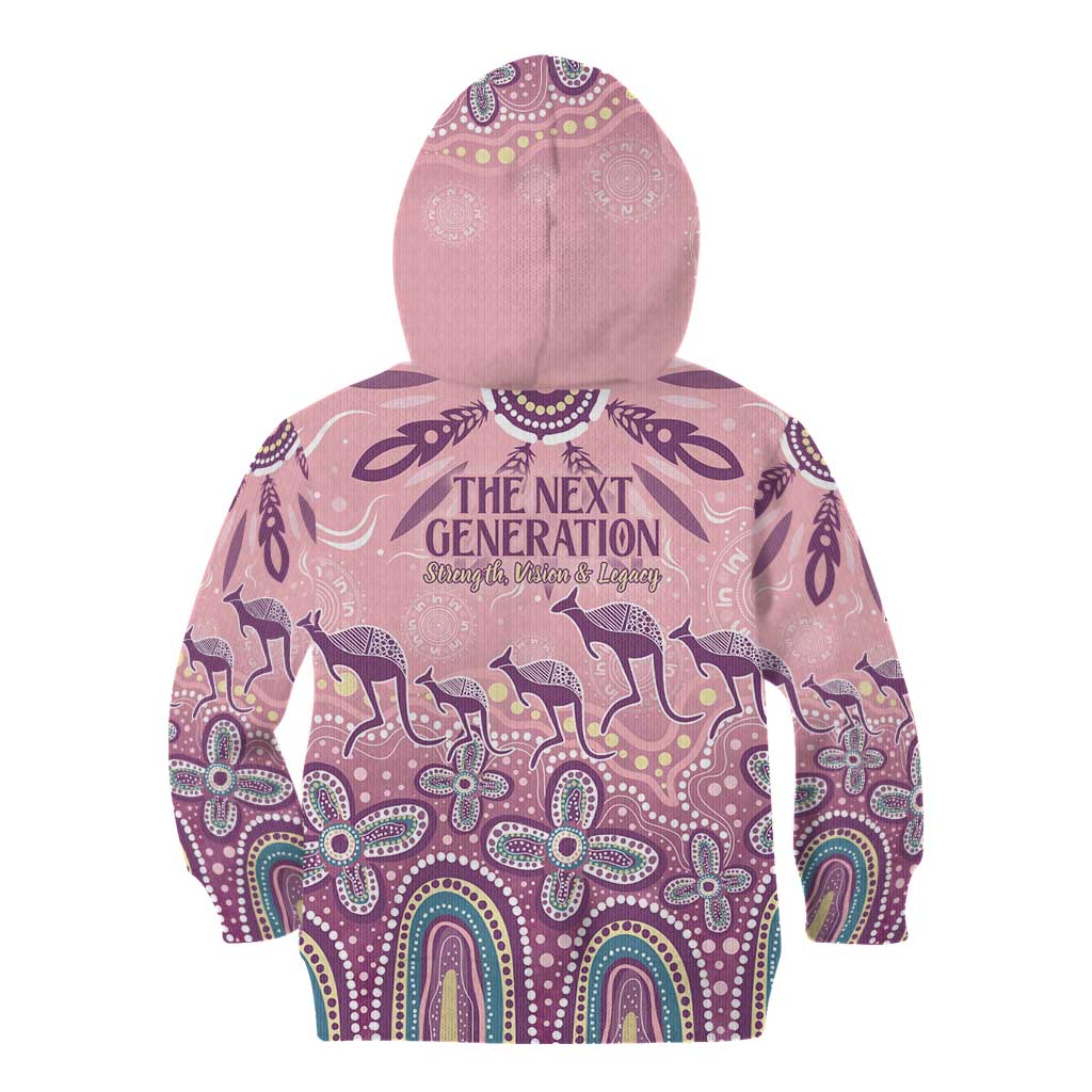NAIDOC Week 2025 Indigenous Kid Hoodie Pastel Dream