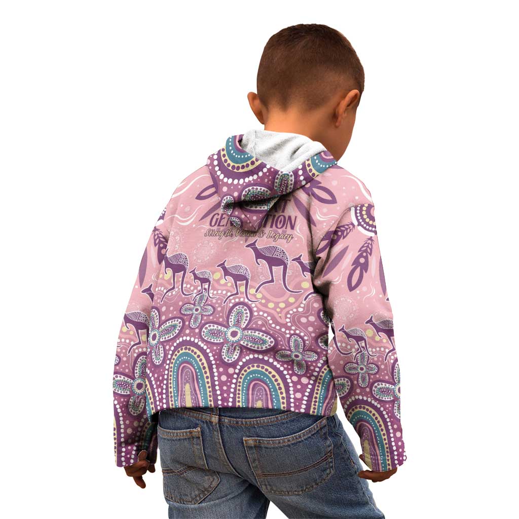 NAIDOC Week 2025 Indigenous Kid Hoodie Pastel Dream