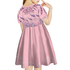 NAIDOC Week 2025 Indigenous Kid Short Sleeve Dress Pastel Dream