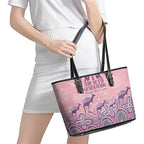 NAIDOC Week 2025 Indigenous Leather Tote Bag Pastel Dream