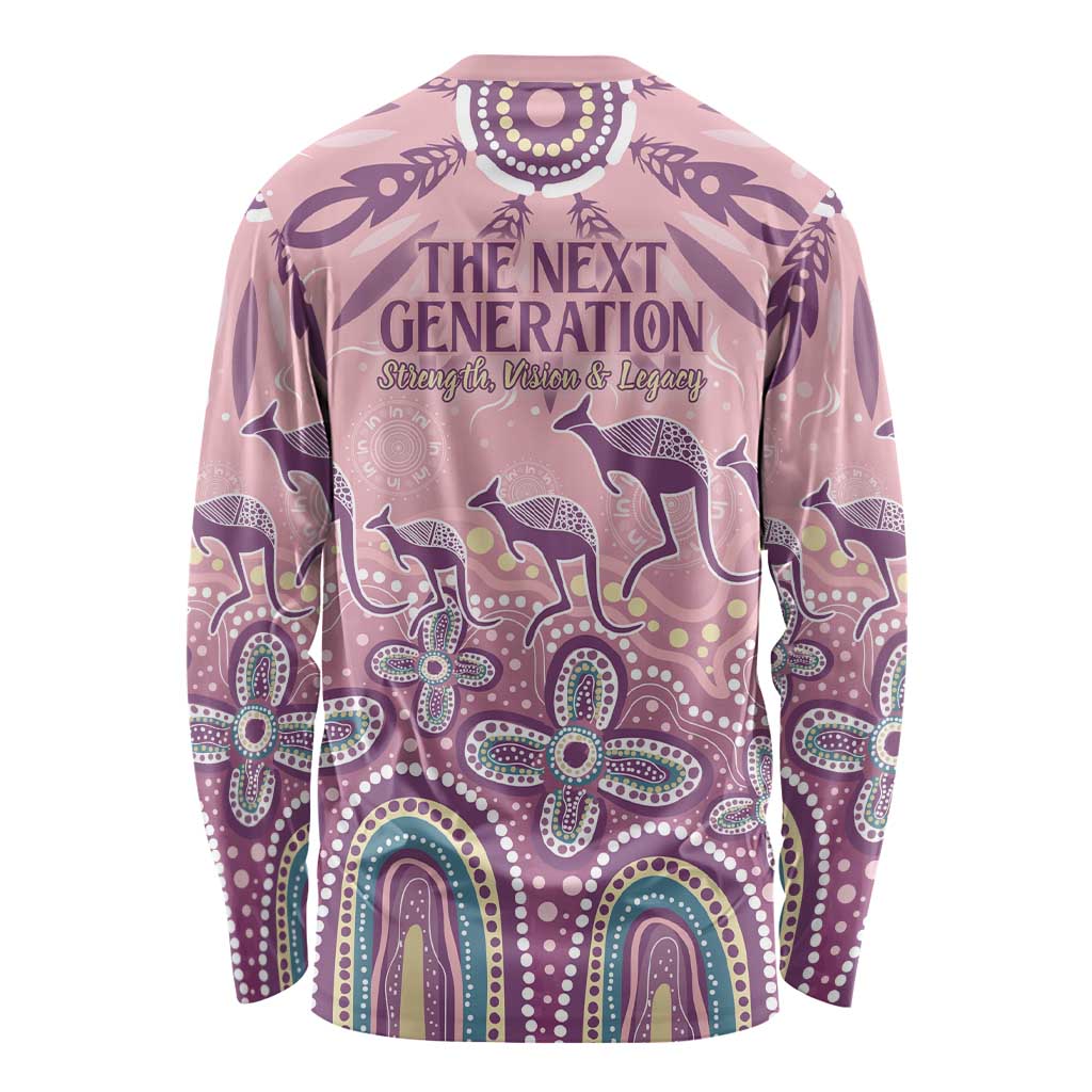 NAIDOC Week 2025 Indigenous Long Sleeve Shirt Pastel Dream