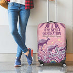 NAIDOC Week 2025 Indigenous Luggage Cover Pastel Dream