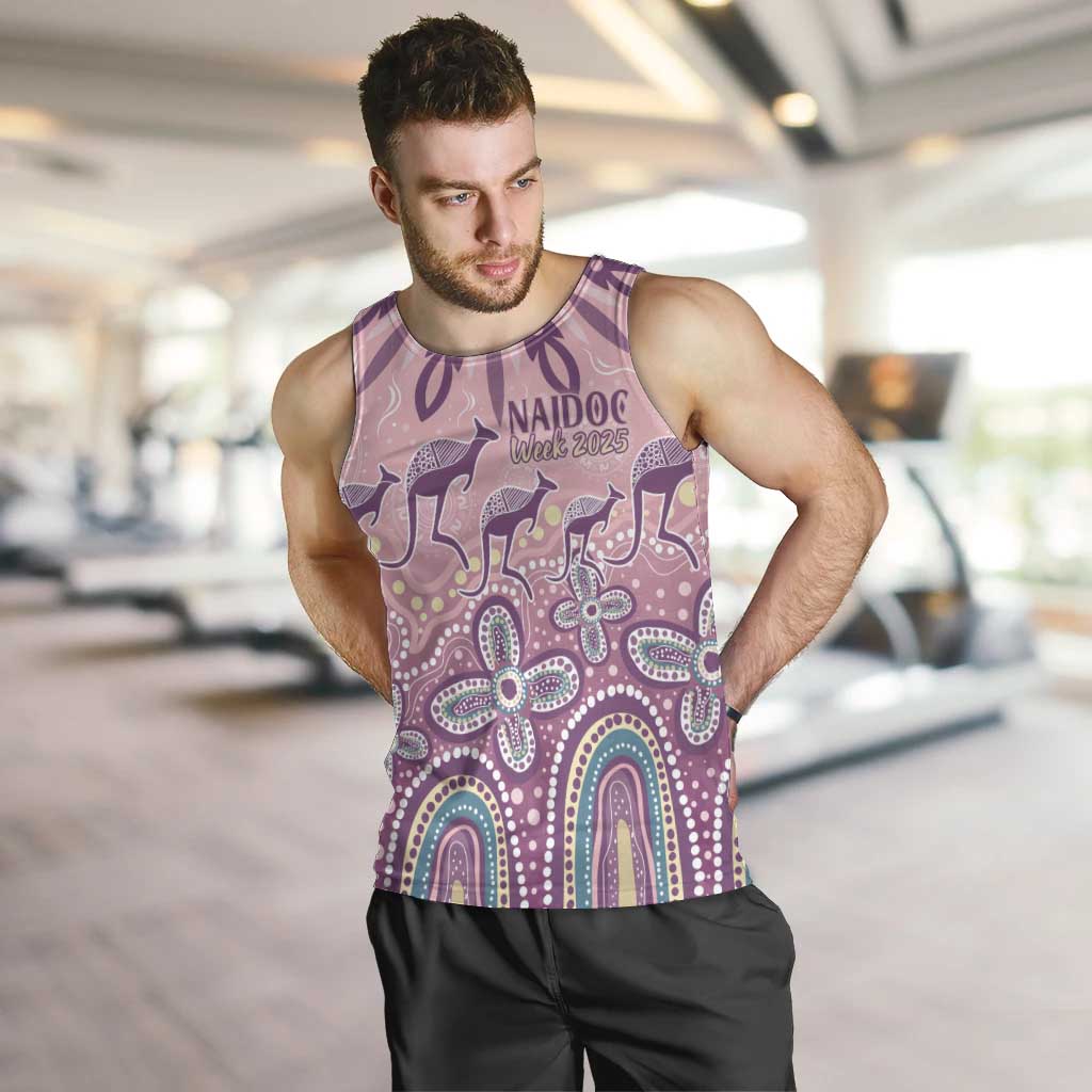 NAIDOC Week 2025 Indigenous Men Tank Top Pastel Dream