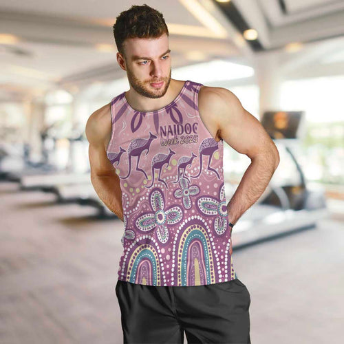 NAIDOC Week 2025 Indigenous Men Tank Top Pastel Dream