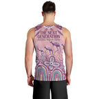 NAIDOC Week 2025 Indigenous Men Tank Top Pastel Dream
