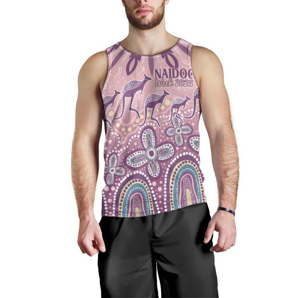 NAIDOC Week 2025 Indigenous Men Tank Top Pastel Dream