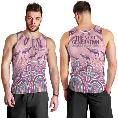NAIDOC Week 2025 Indigenous Men Tank Top Pastel Dream