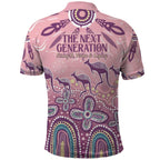 NAIDOC Week 2025 Indigenous Polo Shirt Pastel Dream