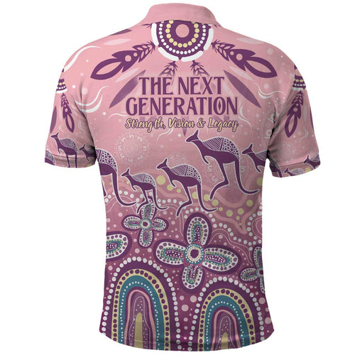 NAIDOC Week 2025 Indigenous Polo Shirt Pastel Dream