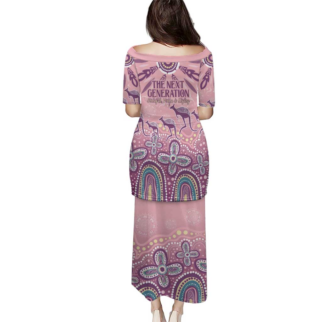 NAIDOC Week 2025 Indigenous Puletasi Pastel Dream