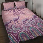 NAIDOC Week 2025 Indigenous Quilt Bed Set Pastel Dream