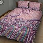 NAIDOC Week 2025 Indigenous Quilt Bed Set Pastel Dream