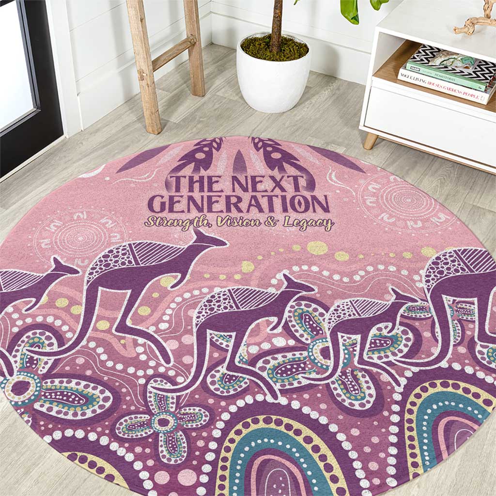 NAIDOC Week 2025 Indigenous Round Carpet Pastel Dream