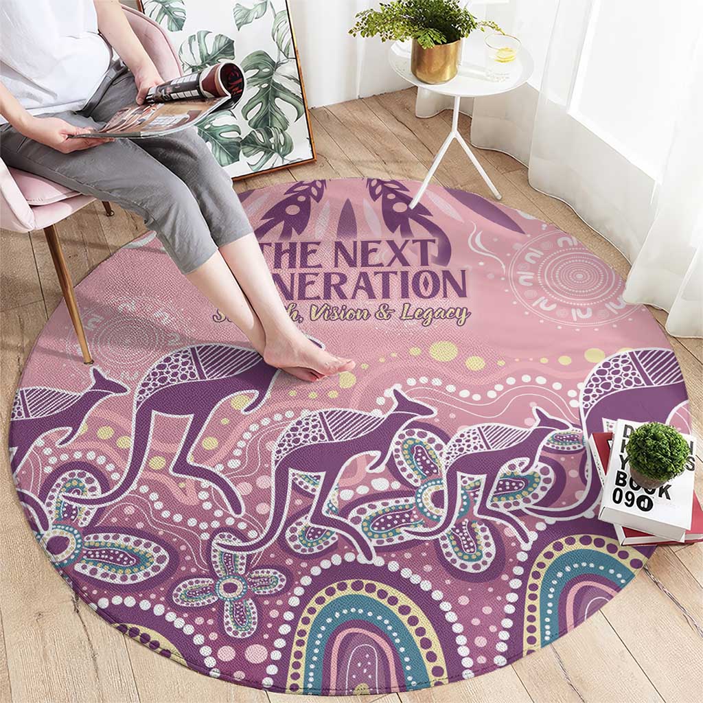 NAIDOC Week 2025 Indigenous Round Carpet Pastel Dream