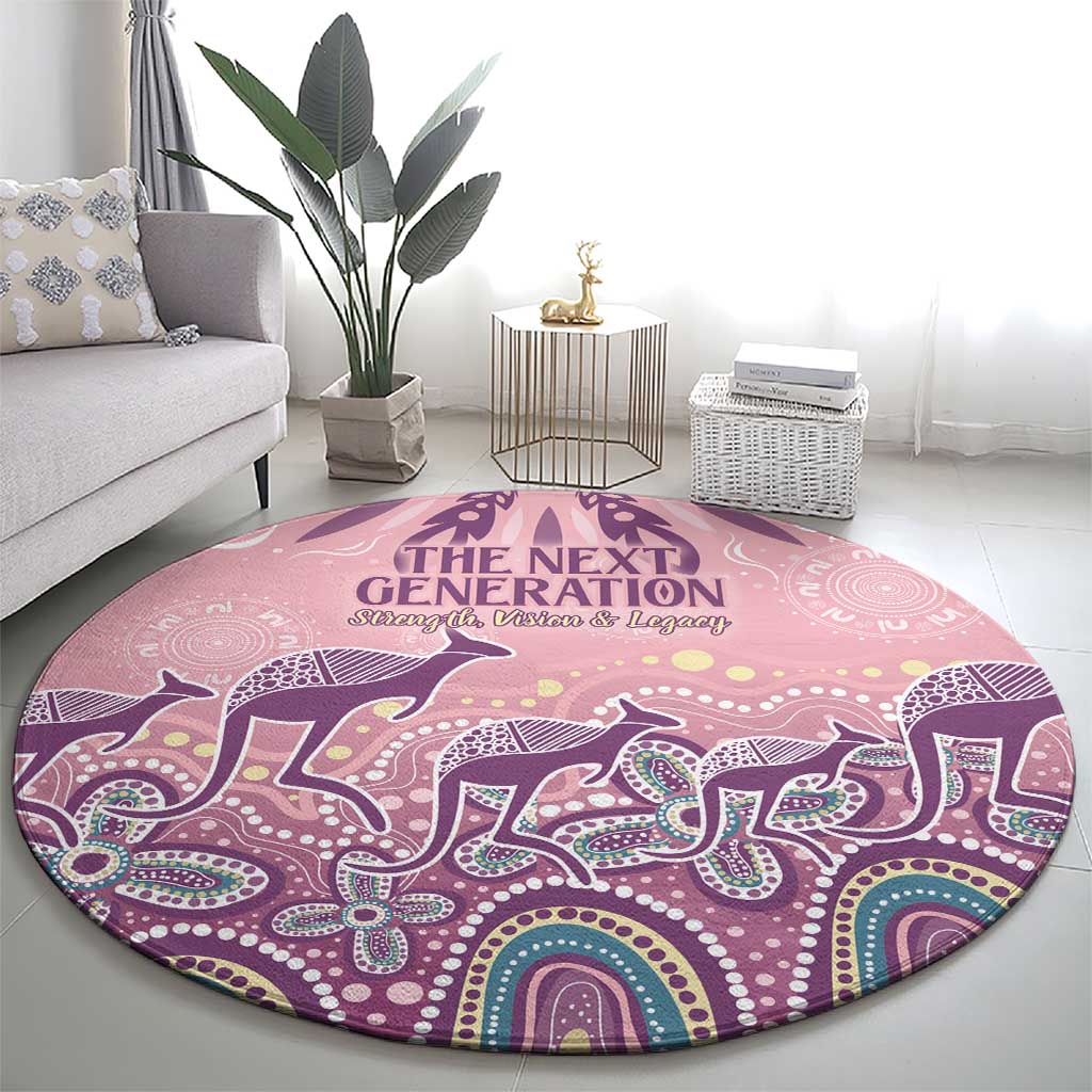 NAIDOC Week 2025 Indigenous Round Carpet Pastel Dream