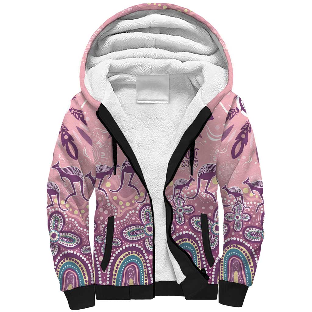 NAIDOC Week 2025 Indigenous Sherpa Hoodie Pastel Dream