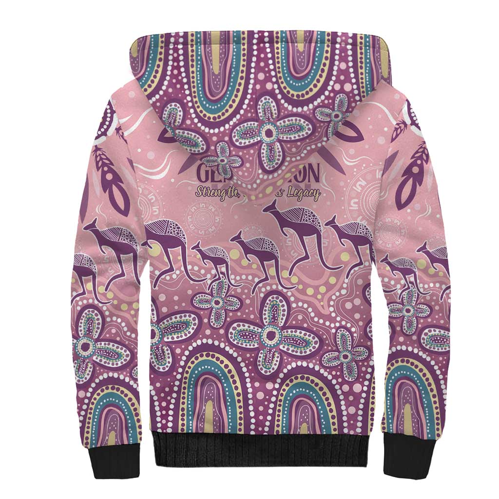 NAIDOC Week 2025 Indigenous Sherpa Hoodie Pastel Dream