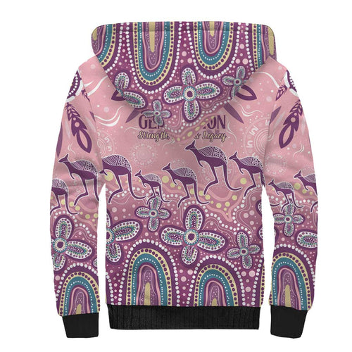 NAIDOC Week 2025 Indigenous Sherpa Hoodie Pastel Dream
