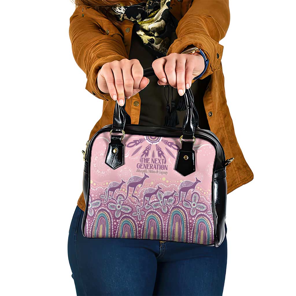 NAIDOC Week 2025 Indigenous Shoulder Handbag Pastel Dream