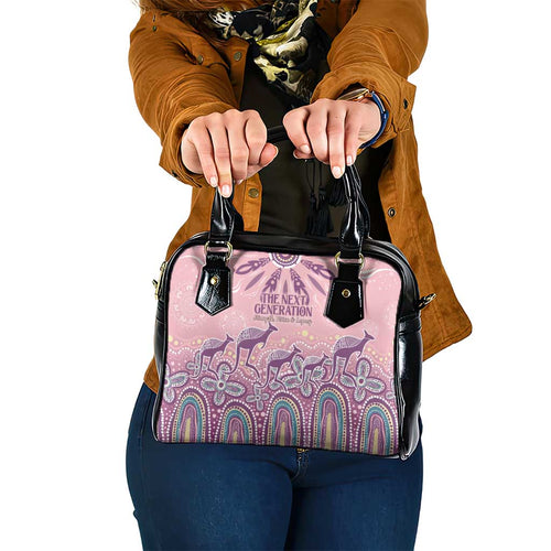 NAIDOC Week 2025 Indigenous Shoulder Handbag Pastel Dream