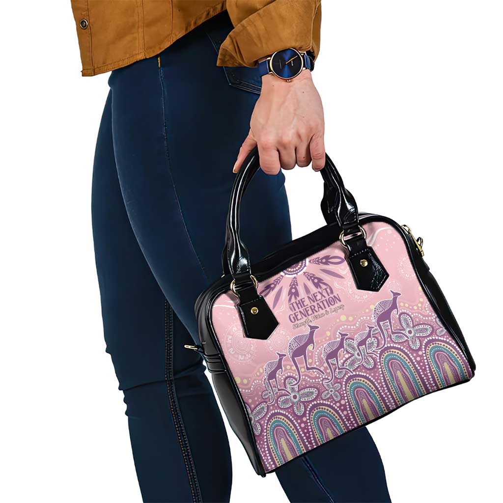 NAIDOC Week 2025 Indigenous Shoulder Handbag Pastel Dream