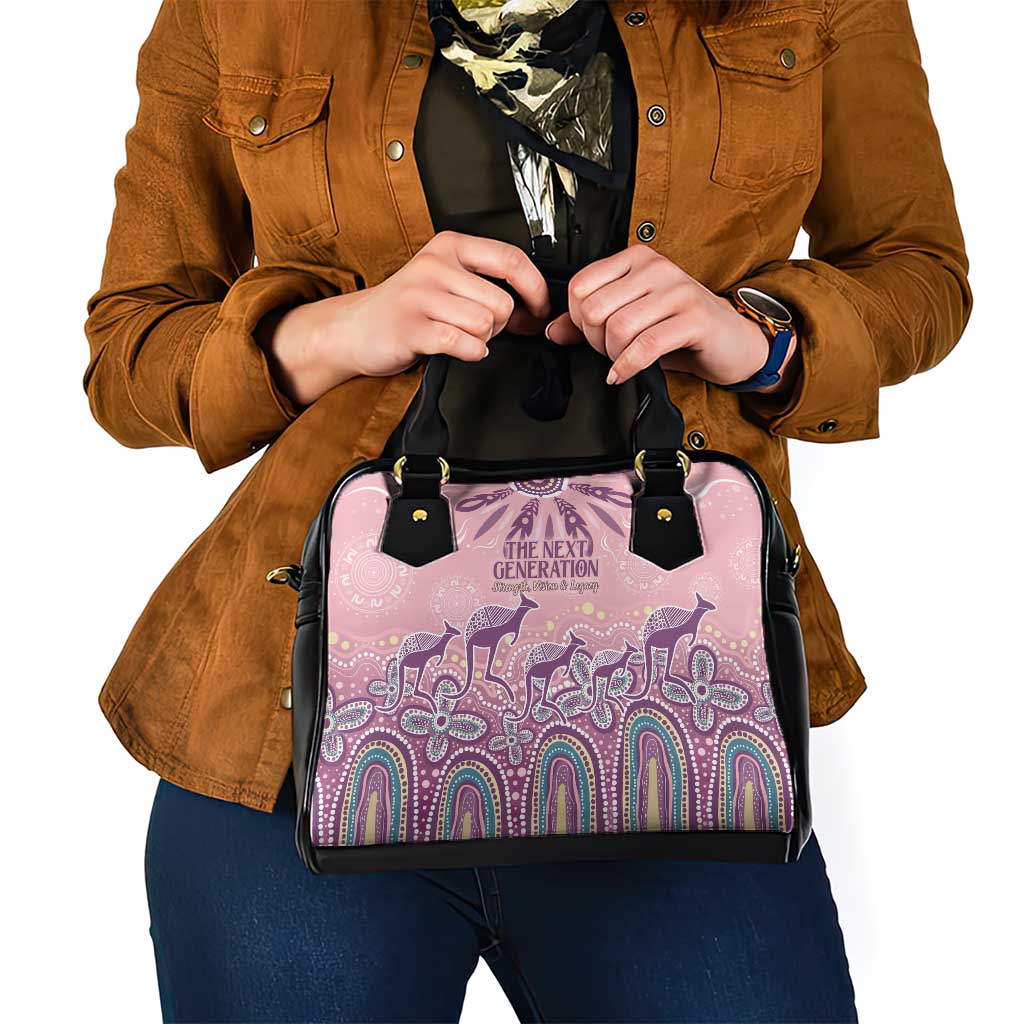 NAIDOC Week 2025 Indigenous Shoulder Handbag Pastel Dream