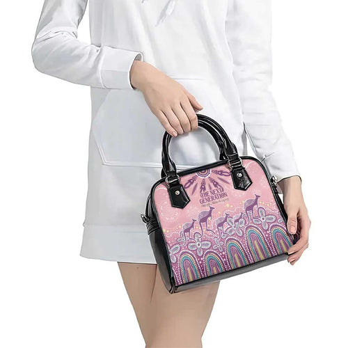 NAIDOC Week 2025 Indigenous Shoulder Handbag Pastel Dream