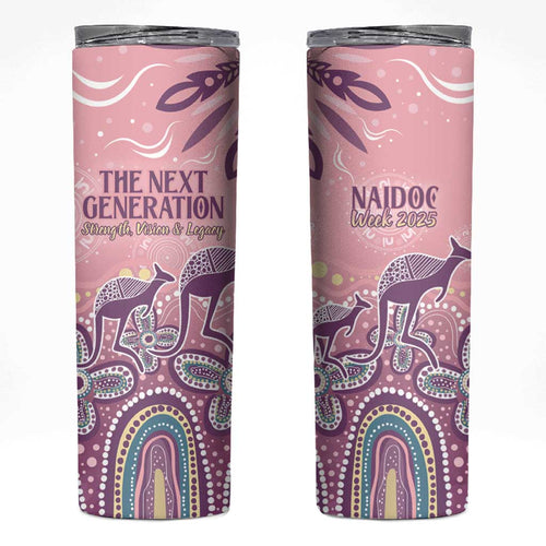 NAIDOC Week 2025 Indigenous Skinny Tumbler Pastel Dream