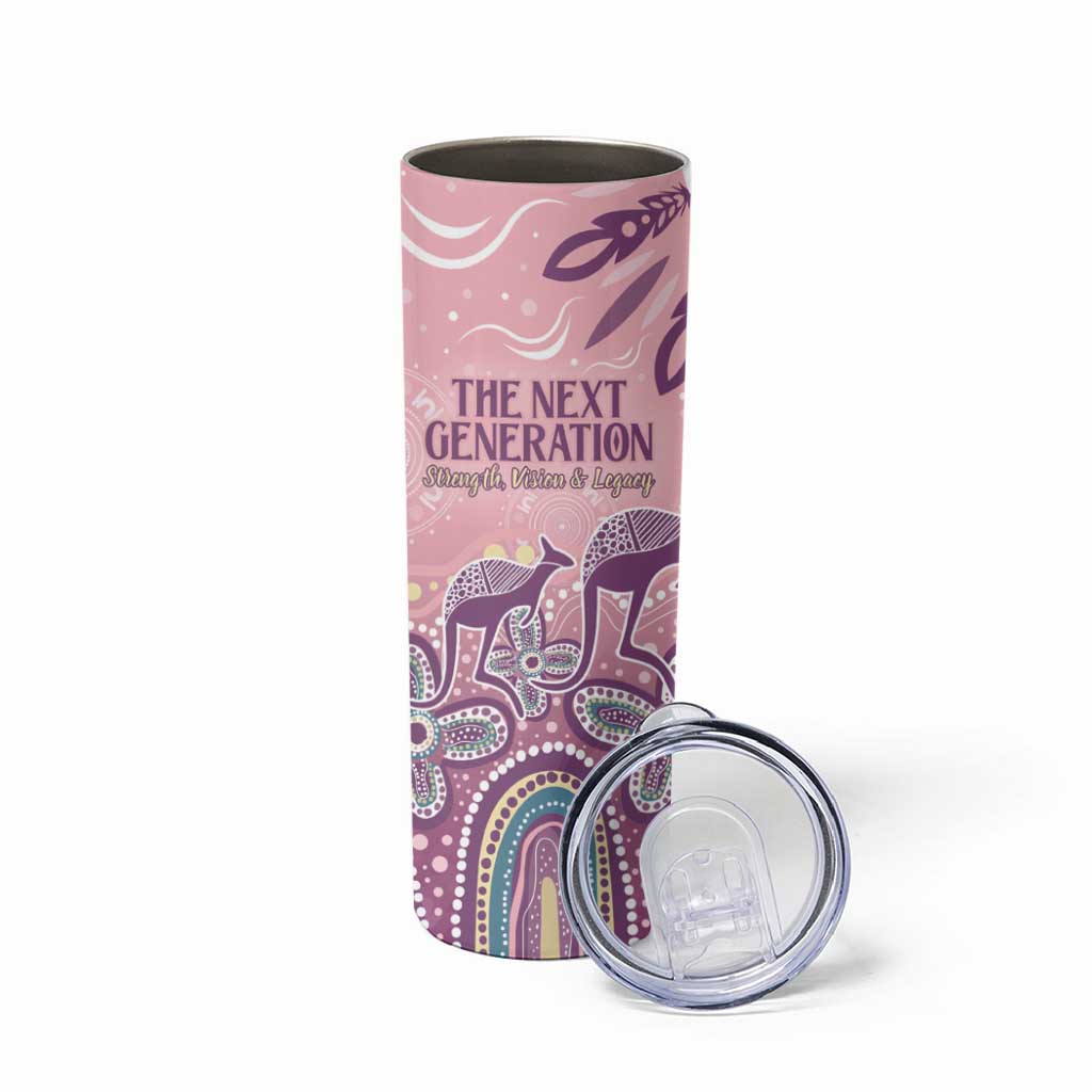NAIDOC Week 2025 Indigenous Skinny Tumbler Pastel Dream