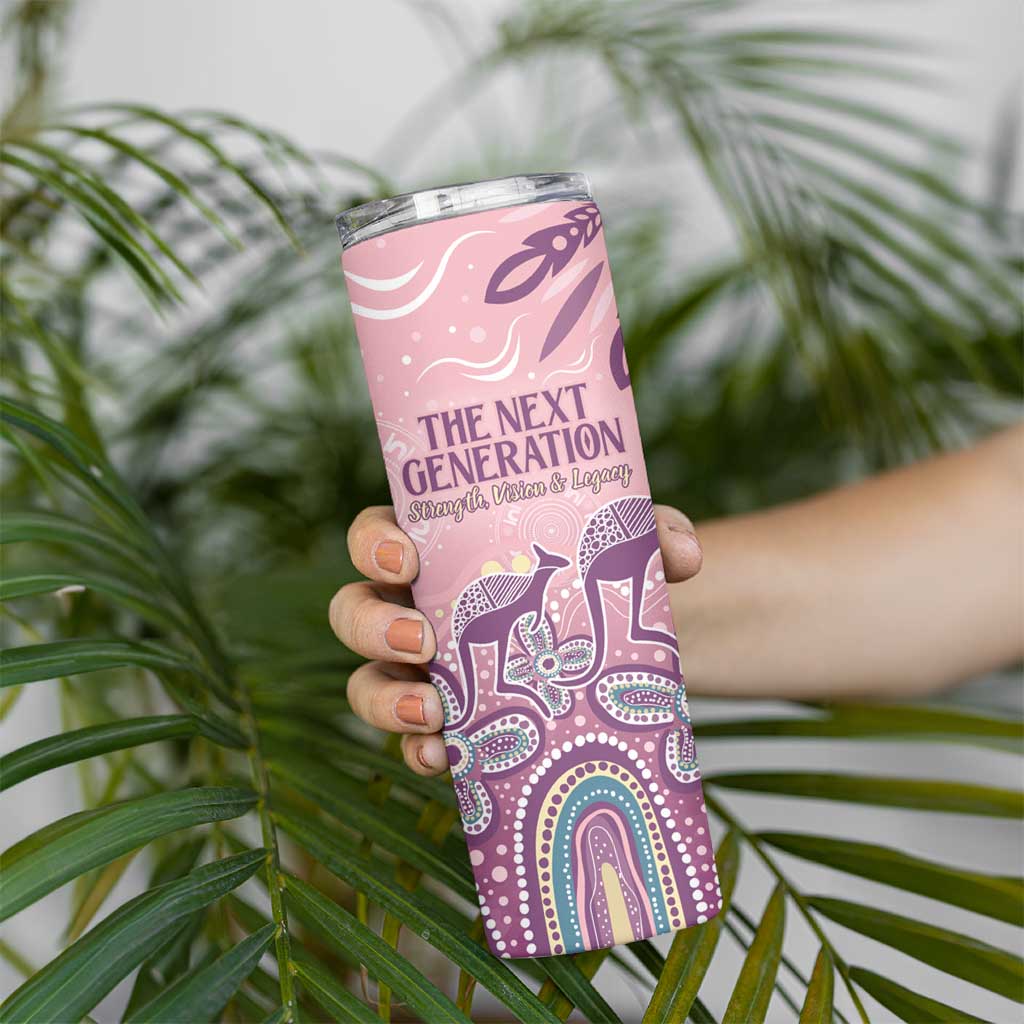 NAIDOC Week 2025 Indigenous Skinny Tumbler Pastel Dream