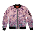 NAIDOC Week 2025 Indigenous Sleeve Zip Bomber Jacket Pastel Dream