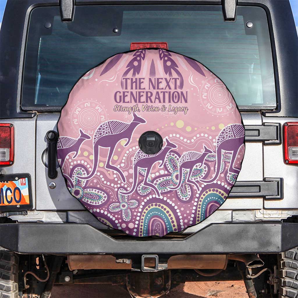 NAIDOC Week 2025 Indigenous Spare Tire Cover Pastel Dream