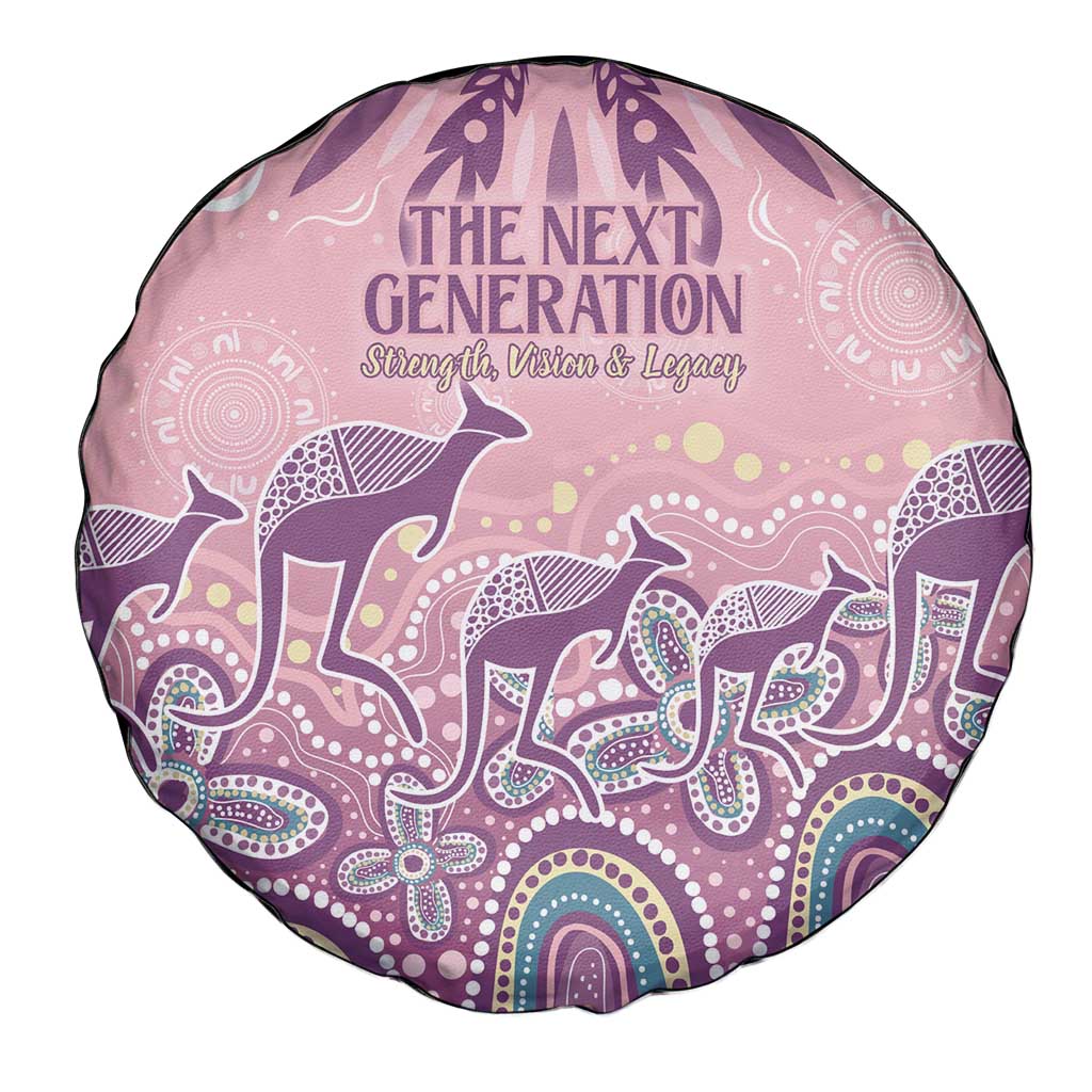NAIDOC Week 2025 Indigenous Spare Tire Cover Pastel Dream
