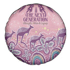 NAIDOC Week 2025 Indigenous Spare Tire Cover Pastel Dream