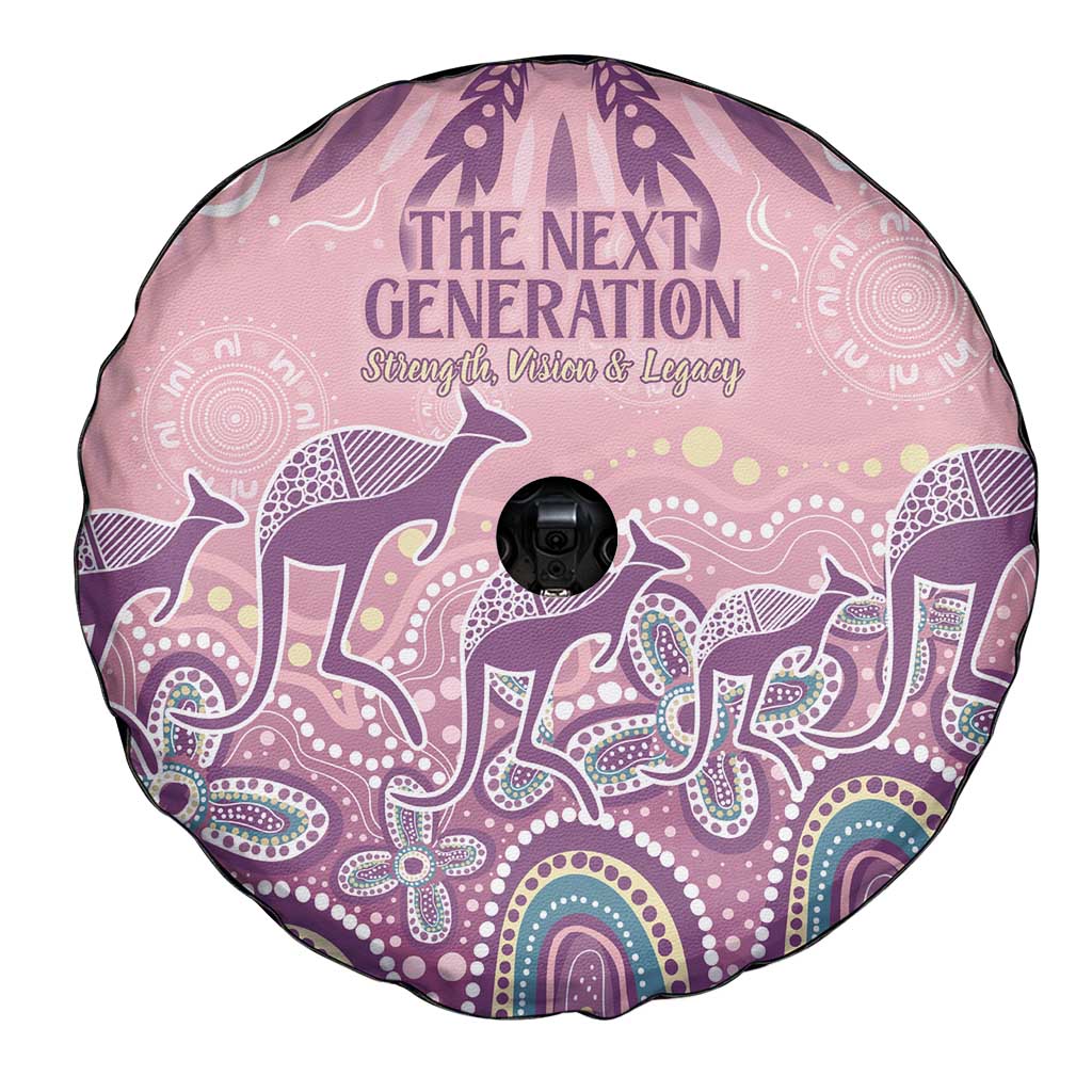 NAIDOC Week 2025 Indigenous Spare Tire Cover Pastel Dream