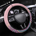 NAIDOC Week 2025 Indigenous Steering Wheel Cover Pastel Dream