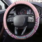 NAIDOC Week 2025 Indigenous Steering Wheel Cover Pastel Dream