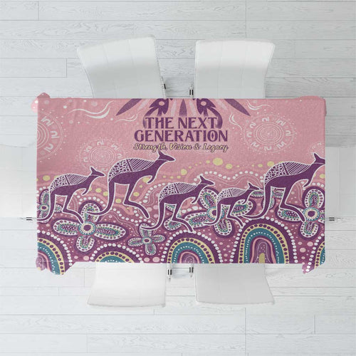 NAIDOC Week 2025 Indigenous Tablecloth Pastel Dream