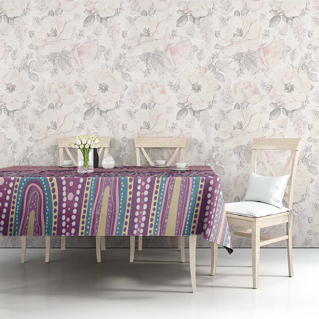 NAIDOC Week 2025 Indigenous Tablecloth Pastel Dream