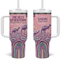 NAIDOC Week 2025 Indigenous Tumbler With Handle Pastel Dream