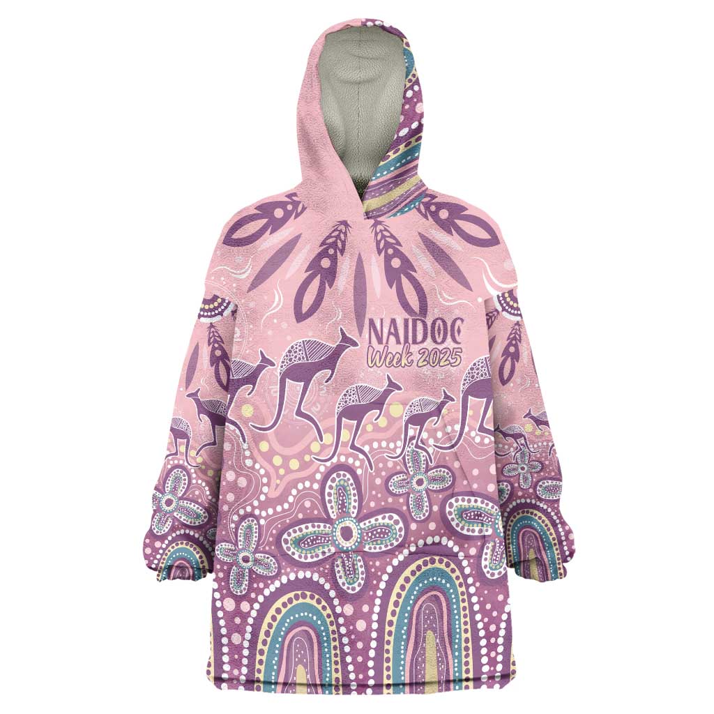 NAIDOC Week 2025 Indigenous Wearable Blanket Hoodie Pastel Dream