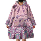 NAIDOC Week 2025 Indigenous Wearable Blanket Hoodie Pastel Dream