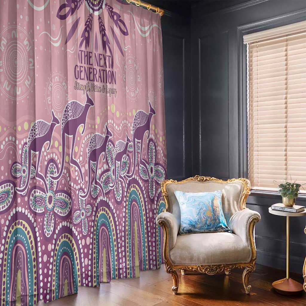 NAIDOC Week 2025 Indigenous Window Curtain Pastel Dream
