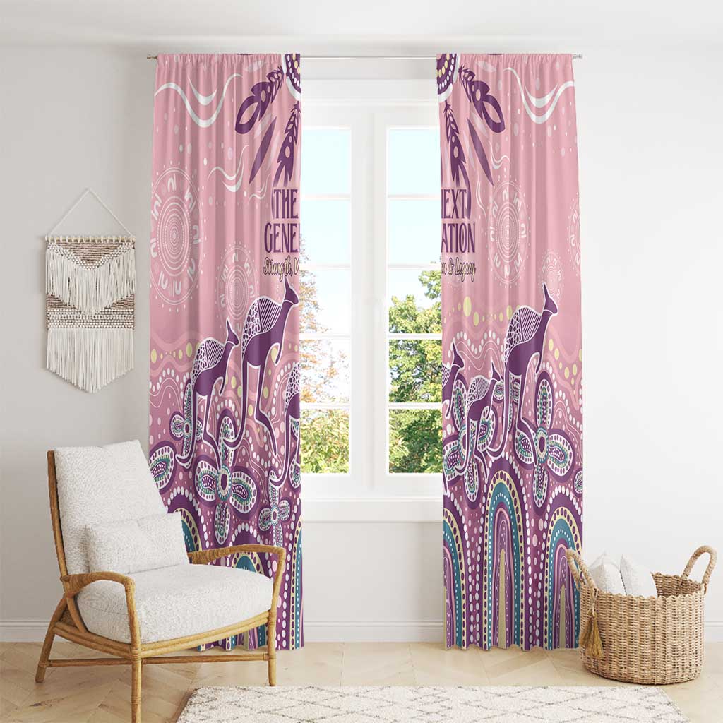NAIDOC Week 2025 Indigenous Window Curtain Pastel Dream