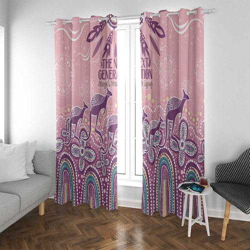NAIDOC Week 2025 Indigenous Window Curtain Pastel Dream