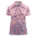 NAIDOC Week 2025 Indigenous Women Polo Shirt Pastel Dream