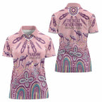 NAIDOC Week 2025 Indigenous Women Polo Shirt Pastel Dream