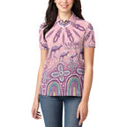 NAIDOC Week 2025 Indigenous Women Polo Shirt Pastel Dream