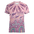 NAIDOC Week 2025 Indigenous Women V-Neck T-Shirt Pastel Dream